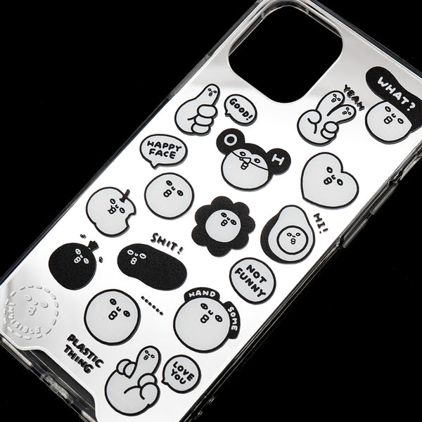 鏡面 iPhone case - 光頭仔款