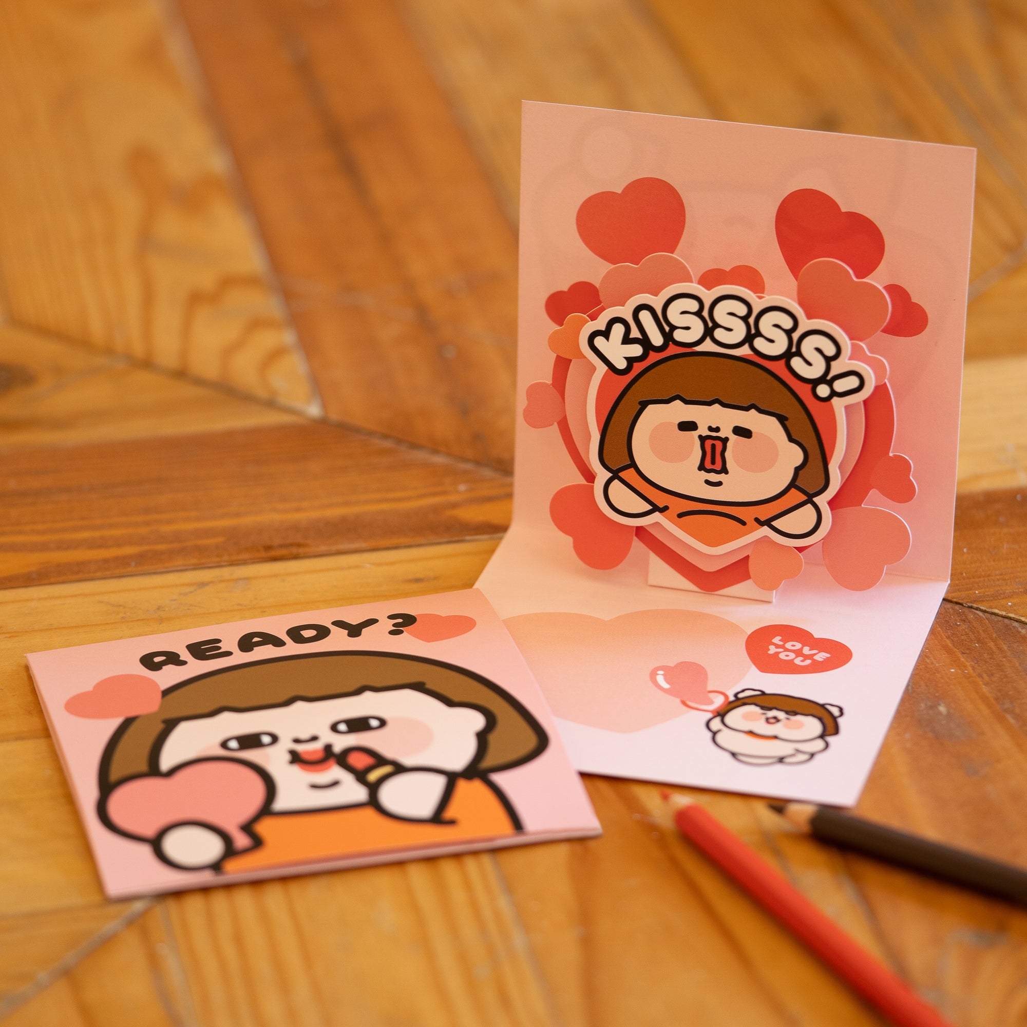 Popup 賀卡 (Big Kissss)-zoom-1