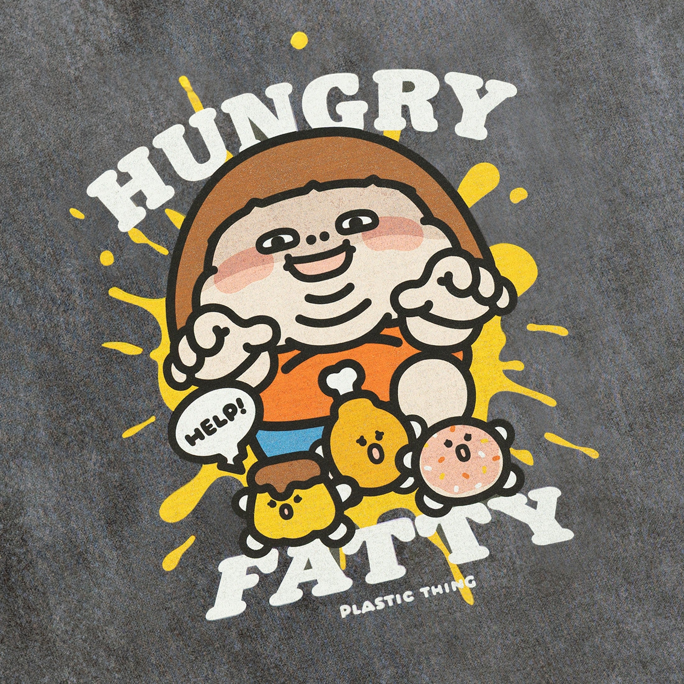 【HUNGRY FATTY T-shirt 預購】-zoom-2